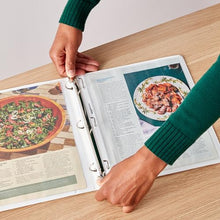 Load image into Gallery viewer, Amazon Basics 3-Ring Binder, 1-Inch - White 1 pack