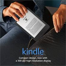Load image into Gallery viewer, Amazon Kindle – The lightest and most compact Kindle, with extended battery life, adjustable front light, and 16 GB storage – Black