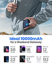 Load image into Gallery viewer, INIU Portable Charger, USB C Slimmest & Lightest Triple 3A High-Speed 10000mAh Power Bank, Flashlight Battery Pack Compatible with iPhone 15 14 13 12 X Plus Samsung S22 S21 Google LG iPad, etc