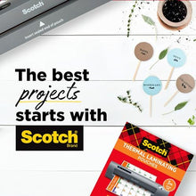 Load image into Gallery viewer, Scotch Thermal Laminating Pouches, For Use With Thermal Laminators, 8.9 x 11.4 Inches, Letter Size Sheets, 100 Count (Pack of 1)