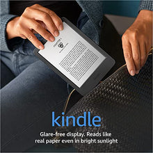 Load image into Gallery viewer, Amazon Kindle – The lightest and most compact Kindle, with extended battery life, adjustable front light, and 16 GB storage – Black