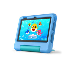 Load image into Gallery viewer, Amazon Fire 7 Kids tablet (newest model) ages 3-7. Top-selling 7" kids tablet on Amazon | ad-free content with parental controls included, 10-hr battery, 16 GB, Blue