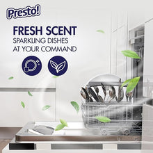 Load image into Gallery viewer, Amazon Brand - Presto! Triple Action Dishwasher Pacs, Anti-spotting, Fresh Scent, 70 Count