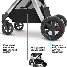Load image into Gallery viewer, Mompush Ultimate2 Baby Stroller for Toddler with Removable Bassinet, Reversible Stroller Seat - Full-Size for Comfortable Outings with Baby - Smooth Glide Bassinet Stroller