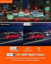 Load image into Gallery viewer, Vantrue N4 Pro 3 Channel 4K WiFi Dash Cam, STARVIS 2 IMX678 Night Vision, 4K+1080P+1080P Front Inside and Rear Triple Car Camera, Voice Control, GPS, 4K HDR, 24 Hours Parking Mode, Support 512GB Max