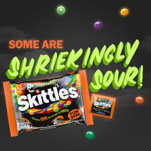 Load image into Gallery viewer, SKITTLES Shriekers Sour Fun Size Chewy Halloween Candy, 10.72oz