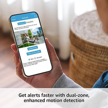 Load image into Gallery viewer, Blink Outdoor 4 + Blink Mini 2 — Smart security cameras, two-way talk, HD live view, motion detection, set up in minutes, Works with Alexa — 2 camera system + Mini 2 (Black)