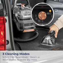Load image into Gallery viewer, BISSELL Little Green HydroSteam Multi-Purpose Portable Carpet and Upholstery Cleaner, Car and Auto Detailer, 3618, Black and Copper Harbor
