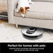 Load image into Gallery viewer, Shark AI Ultra Voice Control Robot Vacuum with Matrix Clean Navigation, Home Mapping, 60-Day Capacity, Self-Empty Base for Homes with Pets, Carpet & Hard Floors (Silver/Black)