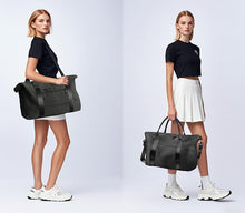 Load image into Gallery viewer, Travel Duffle Bag, Weekender Travel Bag Men Small Gym Bag for Women, Hospital Bag for Labor and Delivery, Overnight Bag Luggage Bag with Trolley Sleeve, Airplane Travel Essentials for Flying(Black)