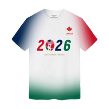 Load image into Gallery viewer, TeeTea Soccer Jersey Size S-L, 2026 North America Soccer Cup Merchandise, Soccer Fan Jersey Breathable, Team USA (US, Alpha, Medium, Tri-Nations Unity 2026 Pride Jersey (Canada Edition))