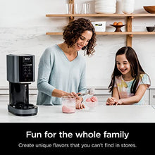 Load image into Gallery viewer, Ninja NC299AMZ CREAMi Ice Cream Maker, for Gelato, Mix-ins, Milkshakes, Sorbet, Smoothie Bowls & More, 7 One-Touch Programs, with (1) Pint Container & Lid, Compact Size, Perfect for Kids, Matte Black