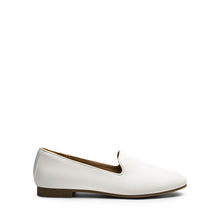 Load image into Gallery viewer, DREAM PAIRS Round Toe Flats for Women Dressy Comfortable, Slip-On Dress Business Casual Office Shoes for Women SDFA2403W,WHITE-PU, Size 8