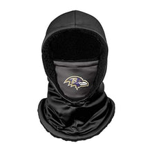 Load image into Gallery viewer, FOCO Baltimore Ravens NFL Black Hooded Gaiter