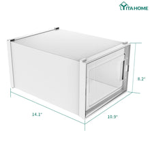 Load image into Gallery viewer, YITAHOME XL Shoe Storage Box, Set of 12 Shoe Storage Lightweight Plastic Organizers Stackable Shoe Storage Box Rack Containers Drawers - White/X-Large Size