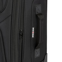 Load image into Gallery viewer, SwissGear Sion Softside Expandable Luggage, Black, 2-Piece Set (21/29)