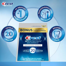 Load image into Gallery viewer, Crest 3D Whitestrips, Professional Effects, Teeth Whitening Strip Kit, 44 Strips (22 Count Pack)