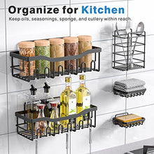 Load image into Gallery viewer, EUDELE Shower Caddy 5 Pack,Adhesive Shower Organizer for Bathroom Storage&Home Decor&Kitchen,No Drilling,Large Capacity,Rustproof Stainless Steel Bathroom Organizer,Shower Shelves for Inside Shower