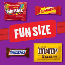 Load image into Gallery viewer, M&M'S Peanut, SNICKERS, STARBURST & SKITTLES Fun Size Individually Wrapped Halloween Candy Variety Pack, 19.44 oz Bulk Candy Bag