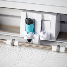 Load image into Gallery viewer, Silhouette Cameo 4 with Bluetooth, 12" Cutting Mat, Autoblade 2, 100 Designs and Silhouette Studio Software - White Edition