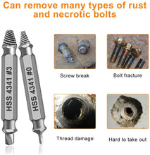 Load image into Gallery viewer, Gifts for Men,Damaged Screw Extractor Set-Christmas Stocking Stuffers for Men Adults Him,Mens Gifts for Dad,Husband,Stripped Screws Nuts & Bolts Drill Bit Tools for Easy Removal of Rusty Broken Screw
