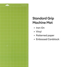 Load image into Gallery viewer, Cricut Mat Variety Pack (4 Count, 12in x 24in) - for Explore & Maker Machines - Includes 2 StandardGrip, 1 LightGrip, 1 StrongGrip