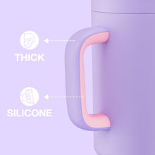 Load image into Gallery viewer, ENCOOL 40 oz Tumbler with Handle and Straw, 100% Leakproof Insulated Tumbler with Lid and Straw, Stainless Steel Travel Mug, Keeps Cold for 34 Hours, Car Cup Holder Friendly (Lavender)