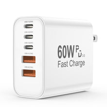 Load image into Gallery viewer, USB C Charger Block, 5 in 1 Single 25W Max iPhone Charger, PD 3.0 60W Charging Blocks, QC 2A USB Wall Charger for iPhone 17 16 15 14 13 12 Pro Max, iPad, iPod, Samsung, AirPods Pro, Apple Watch Series