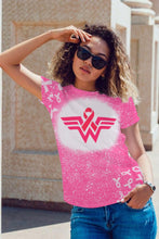 Load image into Gallery viewer, Breast Cancer Shirts for Women Pink Ribbon Breast Cancer Awareness T-Shirt Short Sleeve Fall Tee Top