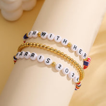 Load image into Gallery viewer, Flvkev Kamala Harris 2024 Bracelets Merch for President Election Kamala Harris Merchandise