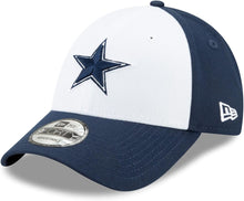Load image into Gallery viewer, New Era NFL The League 9FORTY Adjustable Hat Cap One Size Fits All (US, Alpha, One Size, Dallas Cowboys White Navy)
