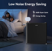 Load image into Gallery viewer, BANGSON Small Refrigerator, 1.6 Cu.Ft Mini Fridge With Freezer, Mini Fridge With Office, Energy Saving, Low Noise, Refrigerator For Office, Apartment, Dorm, Bedroom