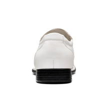 Load image into Gallery viewer, Bruno Marc Men's Giorgio-1 White Leather Lined Dress Loafers Shoes - 8.5 M US