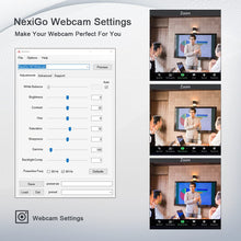 Load image into Gallery viewer, NexiGo N930AF Webcam with Microphone for Desktop, Autofocus, Webcam for Laptop, Computer Camera, 1080p HD USB Web Camera, Compatible with Zoom/Skype/Teams/Webex