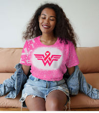 Load image into Gallery viewer, Breast Cancer Shirts for Women Pink Ribbon Breast Cancer Awareness T-Shirt Short Sleeve Fall Tee Top