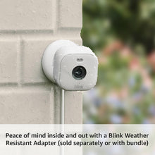 Load image into Gallery viewer, Blink Mini 2 (Newest Model) — Home Security & Pet Camera(s) with HD video, color night view, motion detection, two-way audio, and built-in spotlight — 1 camera (White)