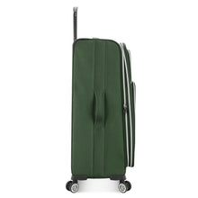 Load image into Gallery viewer, Traveler's Choice Lares Softside Expandable Luggage with Spinner Wheels, Green, 2 Piece Luggage Set