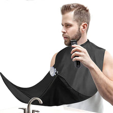 Load image into Gallery viewer, Likeny Beard Bib Beard Apron Gifts for Men Dad Fathers Day Anniversary Valentines Day Stocking Stuffers Christmas Gifts for Him Boyfriend Husband From Daughter Son Beard Trimming Catcher Bib Black