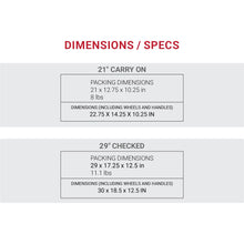 Load image into Gallery viewer, SwissGear Sion Softside Expandable Luggage, Black, 2-Piece Set (21/29)