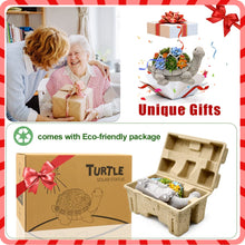 Load image into Gallery viewer, Nacome Solar Garden Outdoor Statues Turtle with Succulent and 7 LED Lights - Lawn Decor Tortoise Statue for Patio, Balcony, Yard Ornament - Unique Housewarming Gifts