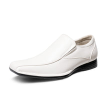 Load image into Gallery viewer, Bruno Marc Men's Giorgio-1 White Leather Lined Dress Loafers Shoes - 8.5 M US