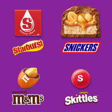 Load image into Gallery viewer, M&M'S Peanut, SNICKERS, STARBURST & SKITTLES Fun Size Individually Wrapped Halloween Candy Variety Pack, 19.44 oz Bulk Candy Bag