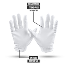 Load image into Gallery viewer, Nxtrnd G1 Men's Football Gloves, Adult Sticky Receiver Gloves (White, X-Large)