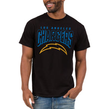 Load image into Gallery viewer, Junk Food Clothing x NFL - Los Angeles Chargers - Bold Logo - Unisex Adult Short Sleeve Fan T-Shirt for Men and Women - Size Large