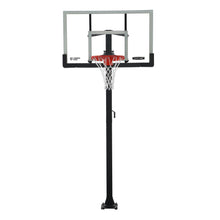 Load image into Gallery viewer, Lifetime Crank Adjust In Ground Tempered Glass Basketball Hoop, 54", Clear