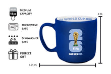 Load image into Gallery viewer, HONAV Royal FIFA World Cup 2026 15oz Stripe Mug – Durable Ceramic Drinkware With Iconic Stripe Look – Ideal Gift For Soccer Fans & Collectors