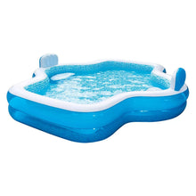 Load image into Gallery viewer, Members Mark Elegant Family Pool 10 Feet Long 2 Inflatable Seats with Backrests. New Version