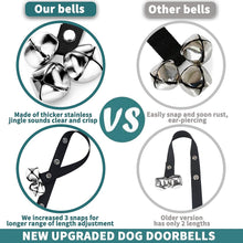 Load image into Gallery viewer, BLUETREE 2 Pack Dog Doorbells Premium Quality Training Potty Great Dog Bells Adjustable Door Bell Dog Bells for Potty Training Your Puppy The Easy Way - 7 Extra Large Loud 1.4 DoorBells