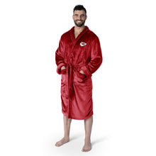 Load image into Gallery viewer, Northwest NFL Kansas City Chiefs Unisex-Adult Silk Touch Bath Robe, Large/X-Large, Team Colors