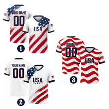 Load image into Gallery viewer, Custom Soccer Jersey 2026, Personalized Team Shirt for Men Women Kids, National Country Style Soccer Fan Jersey 1